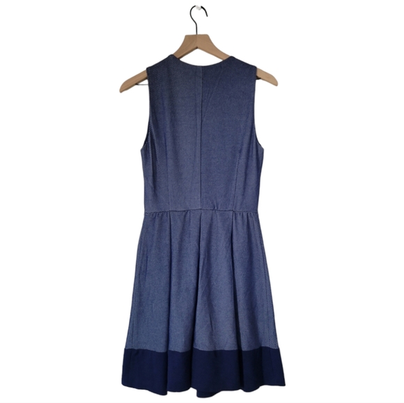 Stradivarius Fit & Flare Tank Style Jersey Knit Dress Fits Like Medium Blue. - Picture 2 of 10